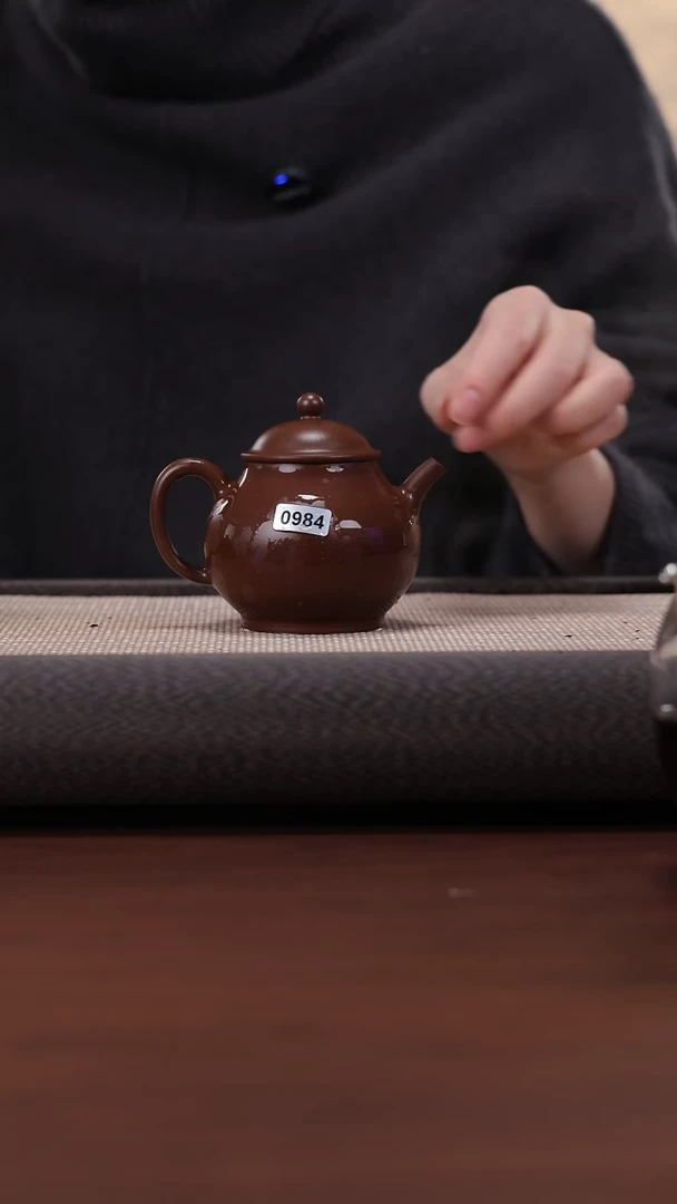 【闪购商品】紫砂茶壶984 冯文婷 潘壶 180cc