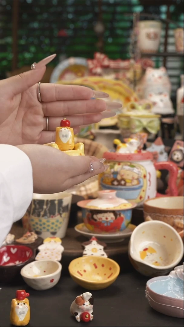 痘****?【原创设计】景德镇手绘陶瓷