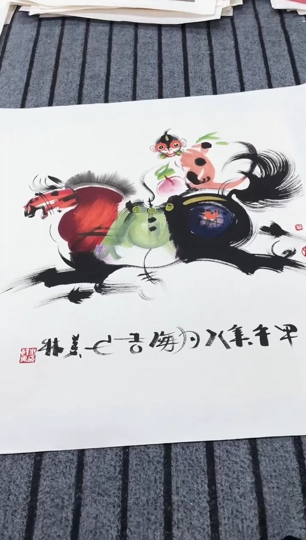 精品国画花鸟作品
