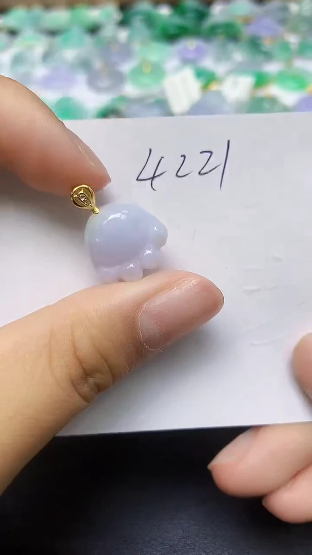 翡翠未镶嵌颈饰 天然缅甸翡翠A货