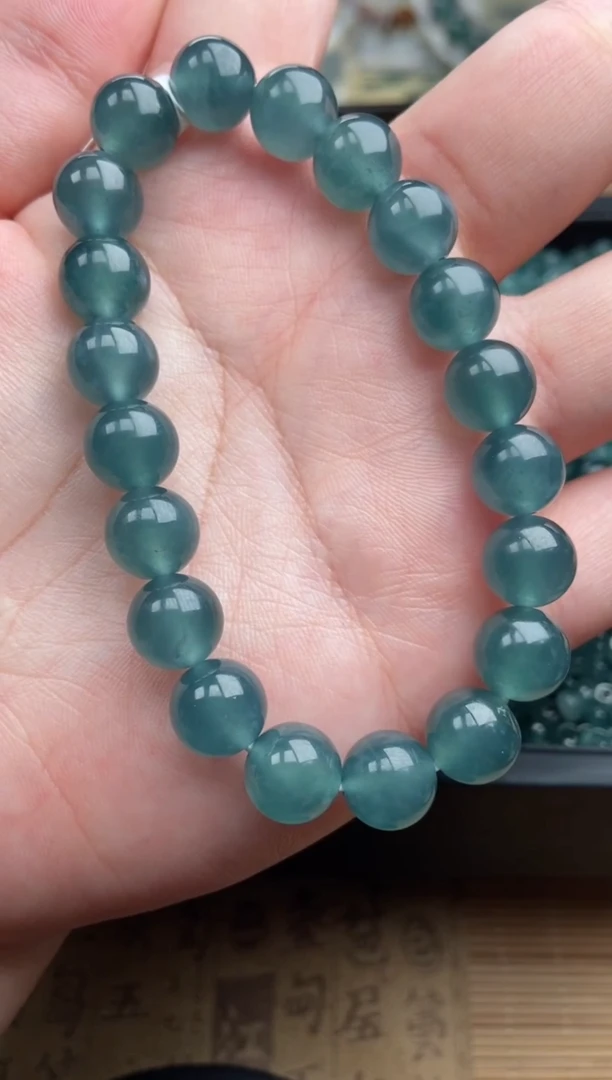 【闪购商品】翡翠手链未镶嵌多样性发货20颗卡10