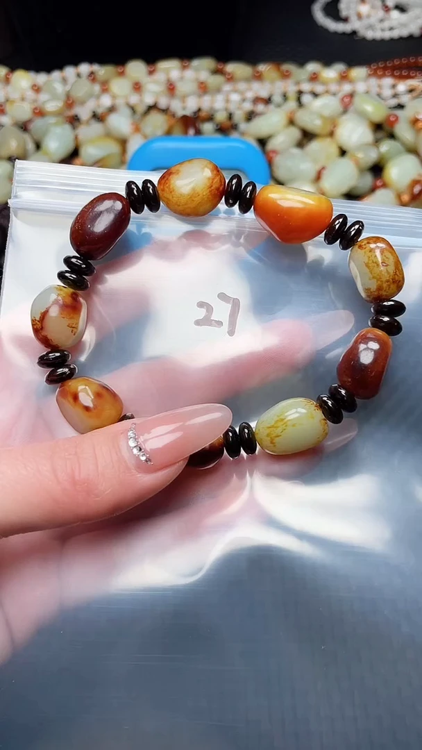 【闪购商品】和田玉手串未镶嵌新疆和田玉手串27