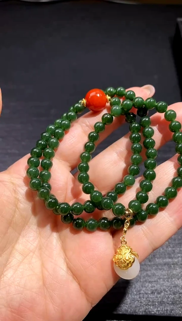 【闪购商品】和田玉（碧玉）手链未镶嵌和田玉项链