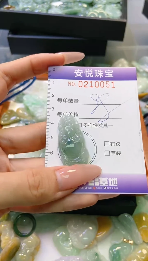 翡翠未镶嵌颈饰闪购0210051