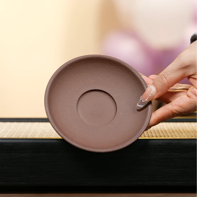 赵掌柜紫砂  紫泥 杯垫