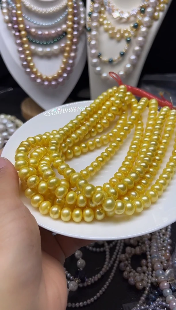 淡水珍珠未镶嵌颈饰多人