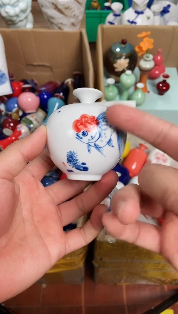 【闪购商品】摆件1.31晚景德镇手工陶瓷摆件