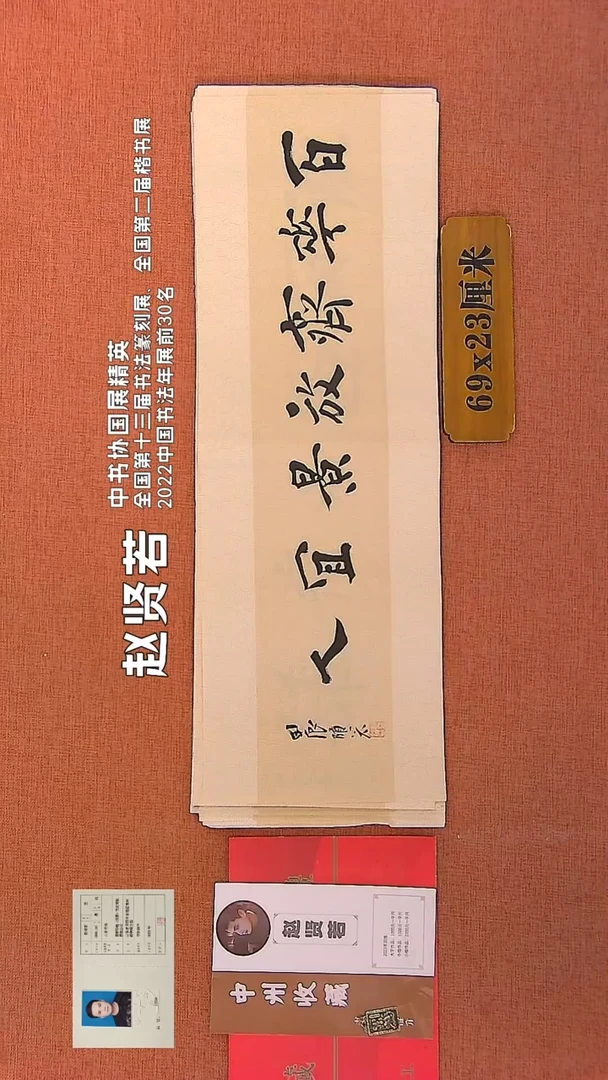 【闪购商品】书法189    赵贤若老师书法作品