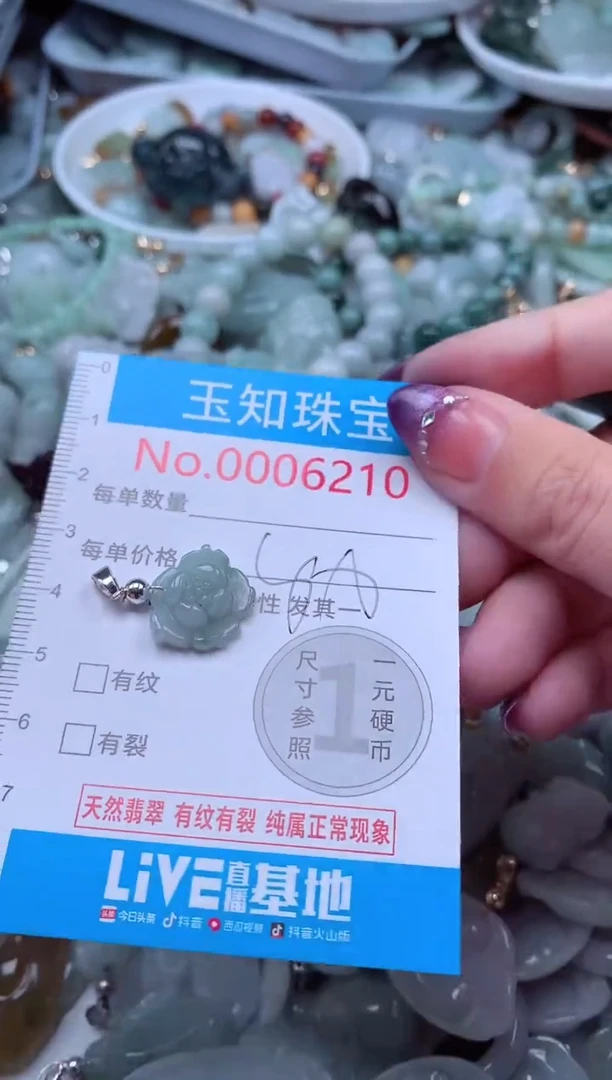 翡翠未镶嵌吊坠(不含链)210
