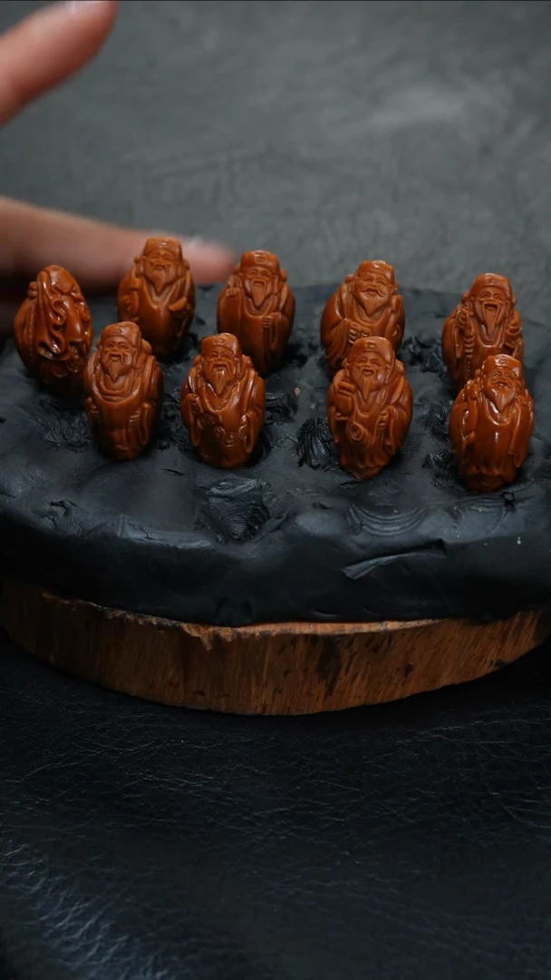 橄榄核手串/手链鱼子精品核雕