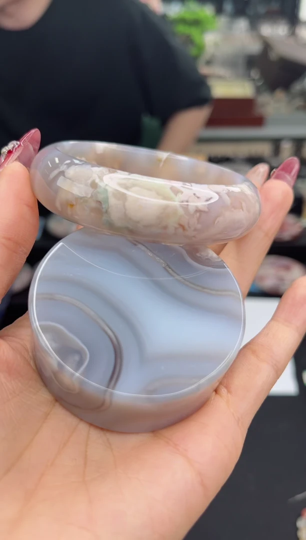 【闪购商品】石英质玉手镯未镶嵌60圈口（赠品镯心）3681241