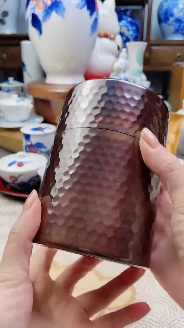 【闪购商品】盘日产铜制茶叶罐