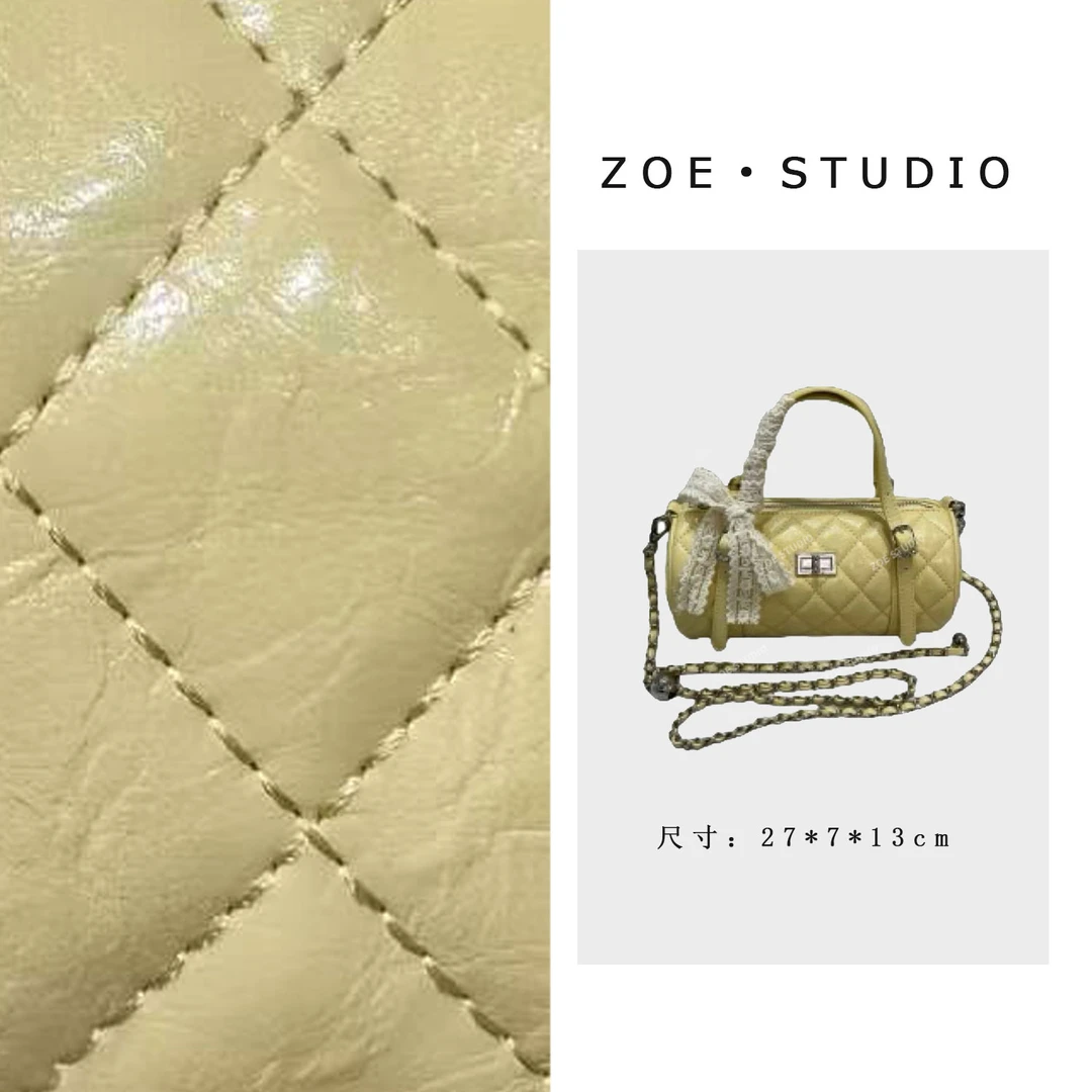 【佐伊甄选】ZT-D7208-珍珠黄轻奢女士潮流百搭单肩斜挎包时尚经典