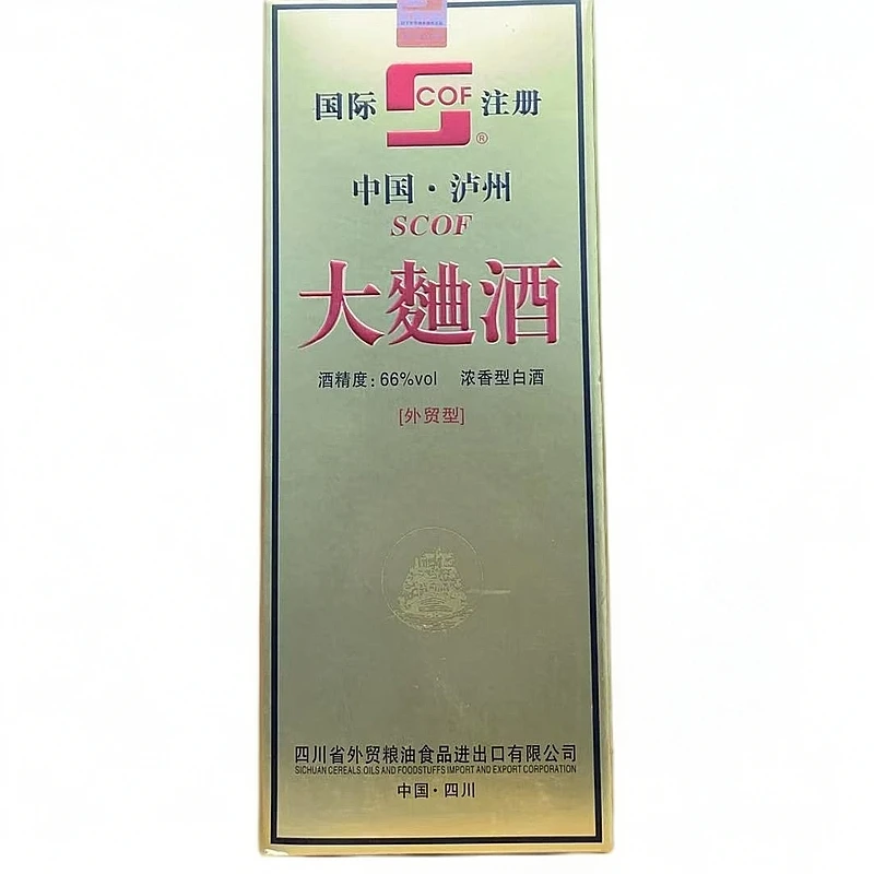 施可富【96年酿造，16年灌装】SCOF大麯酒 （外贸型）浓香型66度750ml