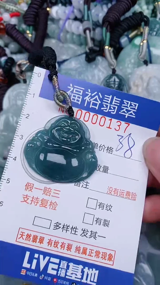 翡翠未镶嵌颈饰...0000137