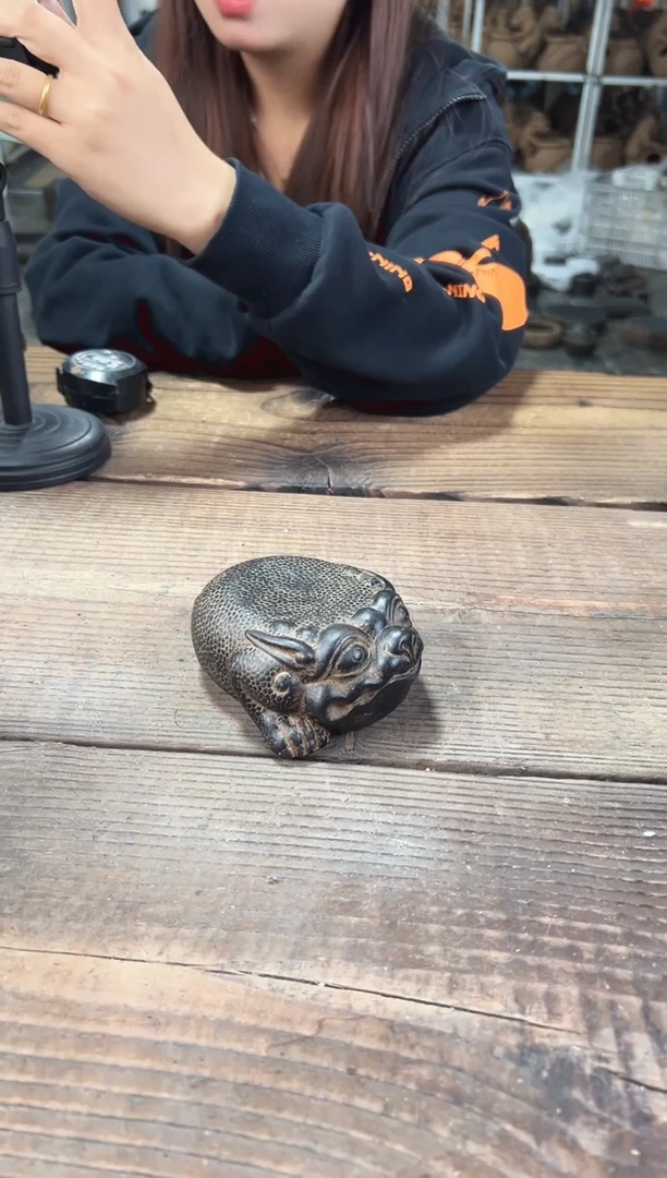 陶土【火山泥】猪头金蟾