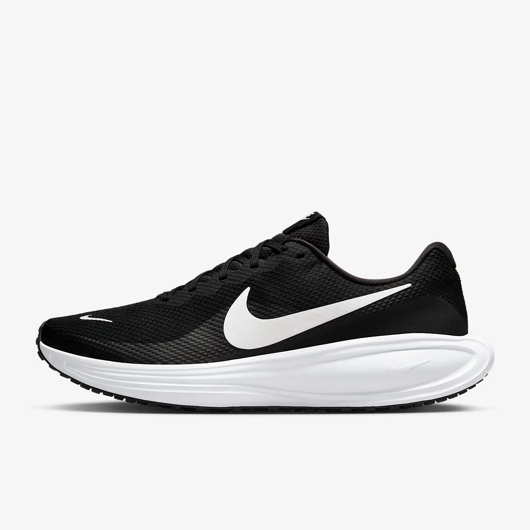 耐克/NIKE男鞋REVOLUTION网面透气运动减震休闲跑鞋黑HJ9198-003