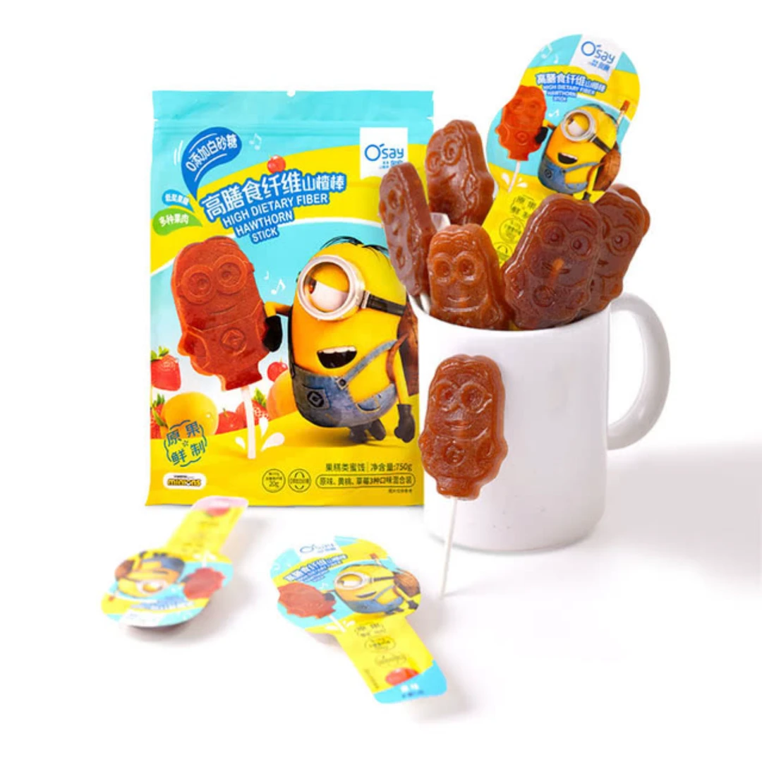 【会员超市】奥赛高膳食纤维山楂棒山楂棒棒糖奥赛山楂（果糕类蜜饯）