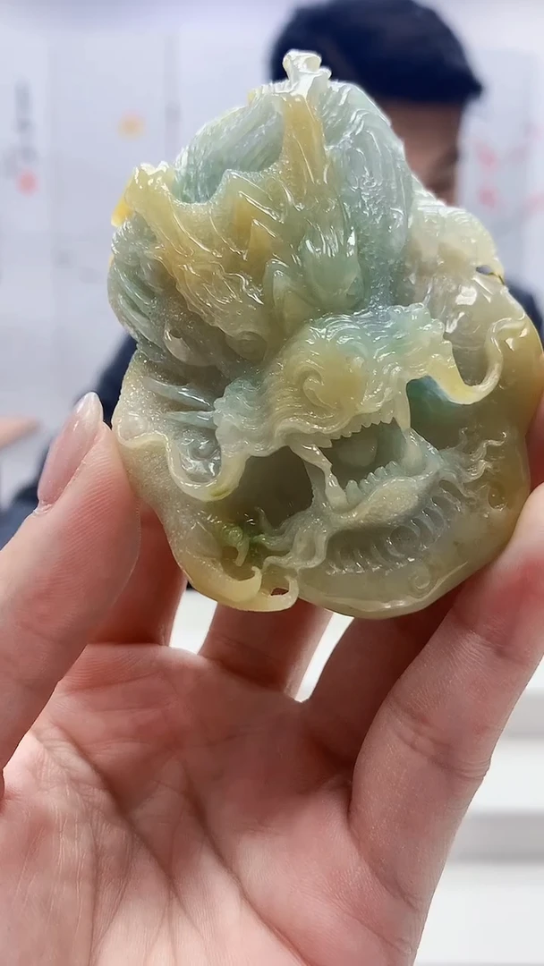 定制翡翠未镶嵌4946lr-毛货挂件30