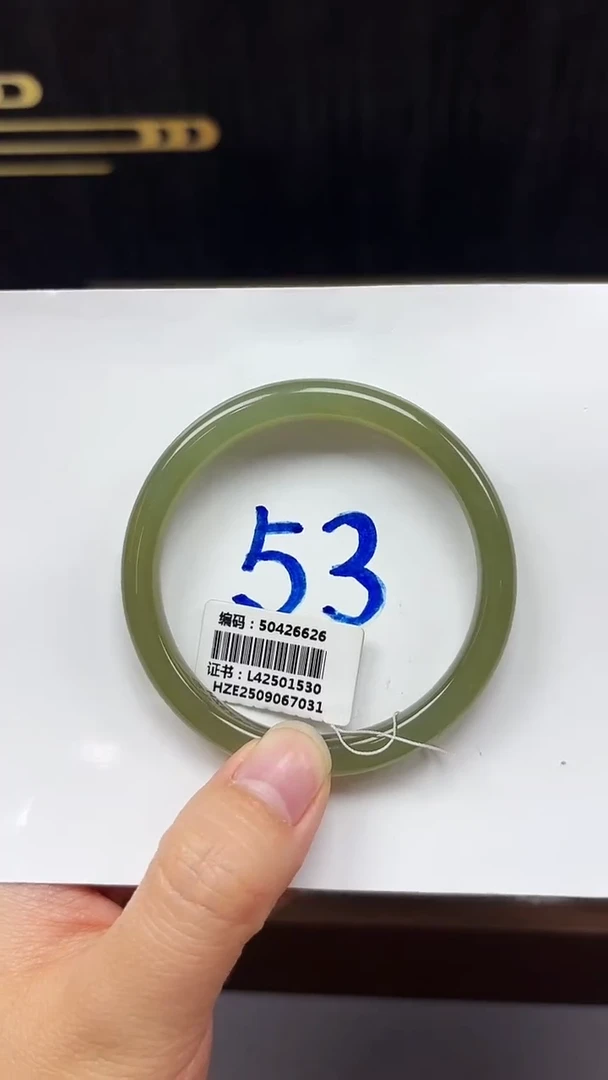 未镶嵌手镯和田玉6626