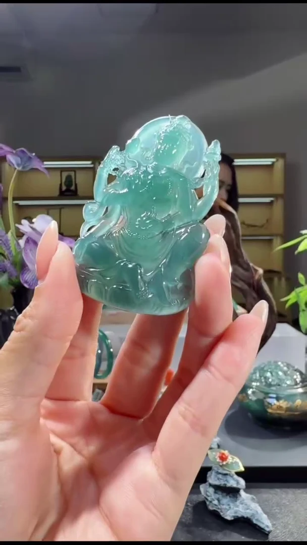 吊坠(不含链)未镶嵌翡翠千手