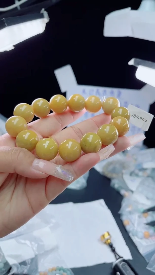 未镶嵌定制翡翠珠串