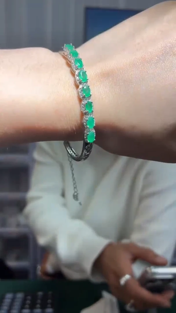 银S925镶嵌其他祖母绿（扎德严选）