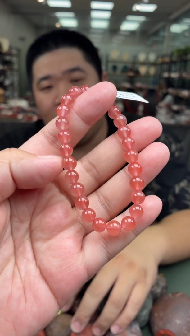 手串未镶嵌南红玛瑙单圈手串一条约7mm多样性发货
