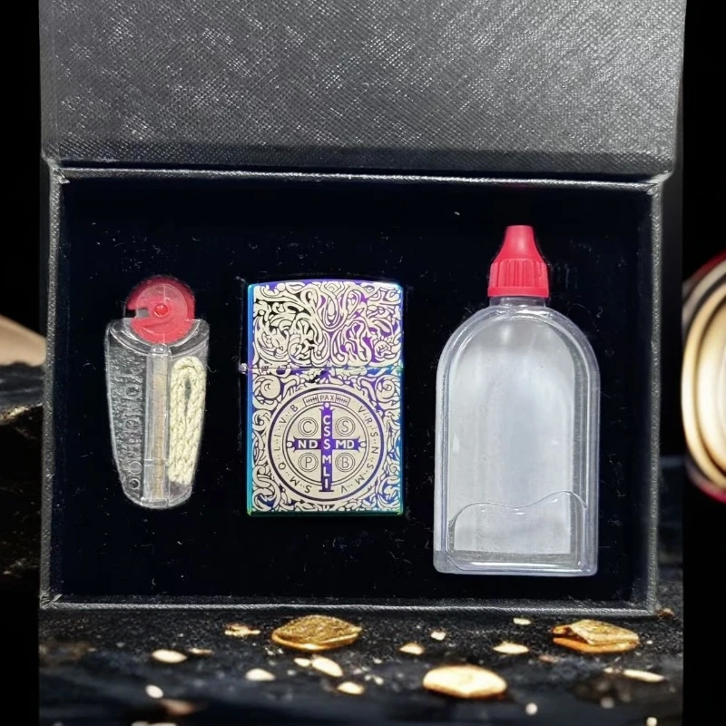 高定幻彩 康斯坦丁煤油打火机（配煤油火石 官方礼盒）