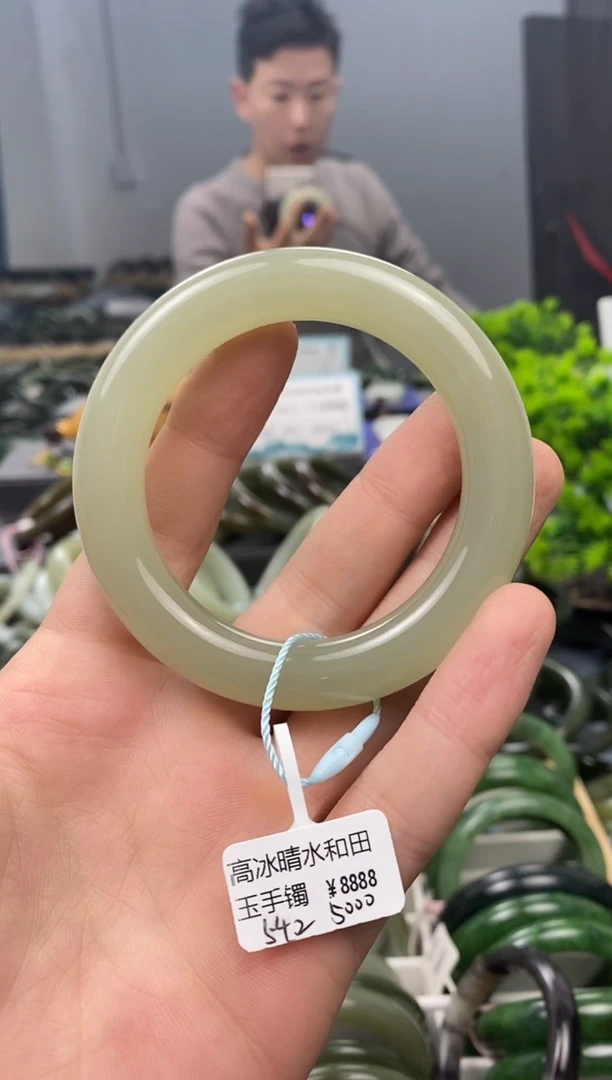 未镶嵌手镯和田玉54.2