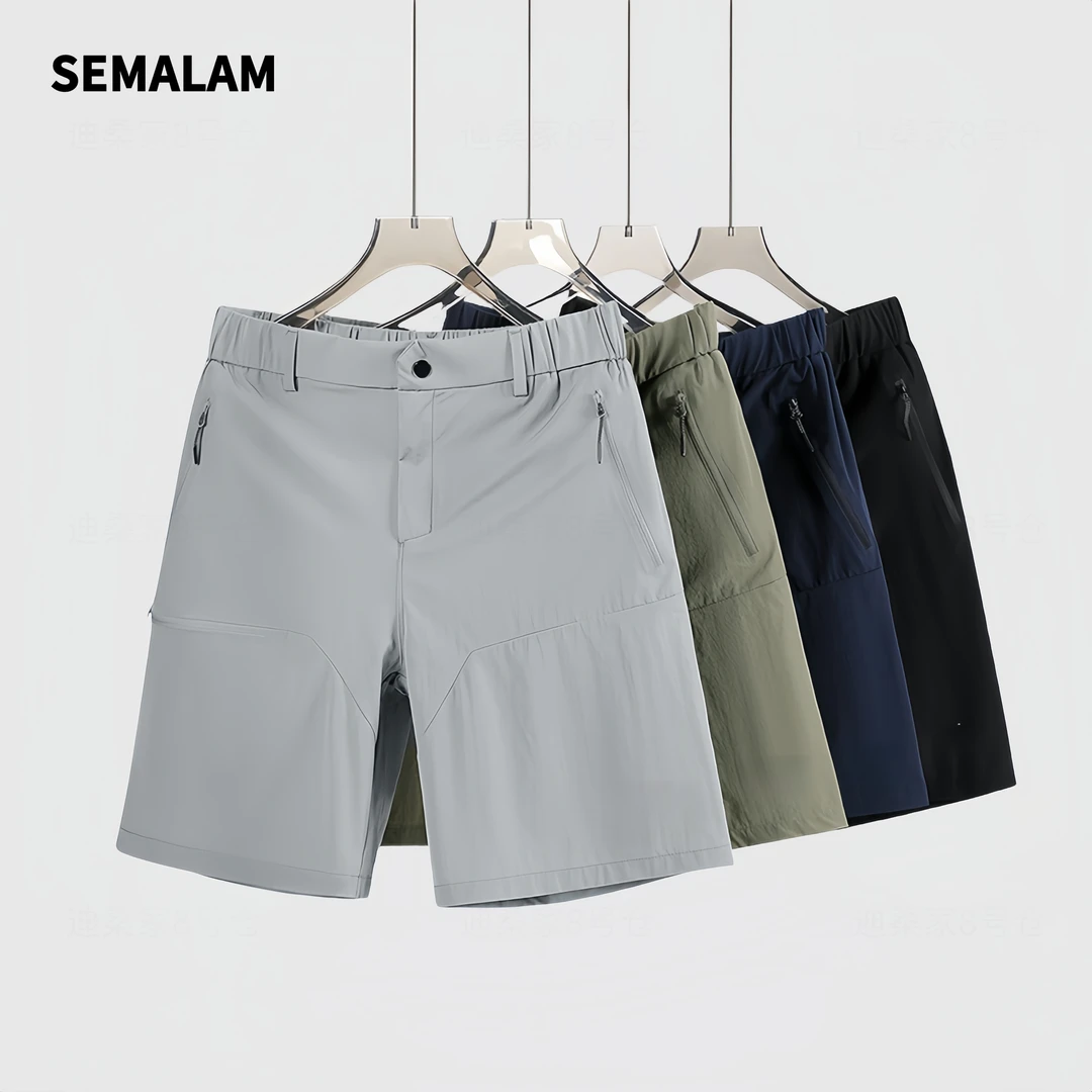 迪桑I家运动短裤男款夏季户外休闲裤时尚百搭弹力宽松五分裤中裤