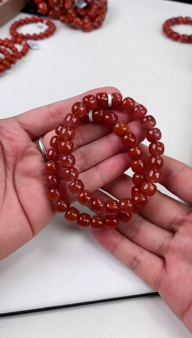 【闪购商品】南红玛瑙瓦西老型手串9+未镶嵌（多样式发其一）
