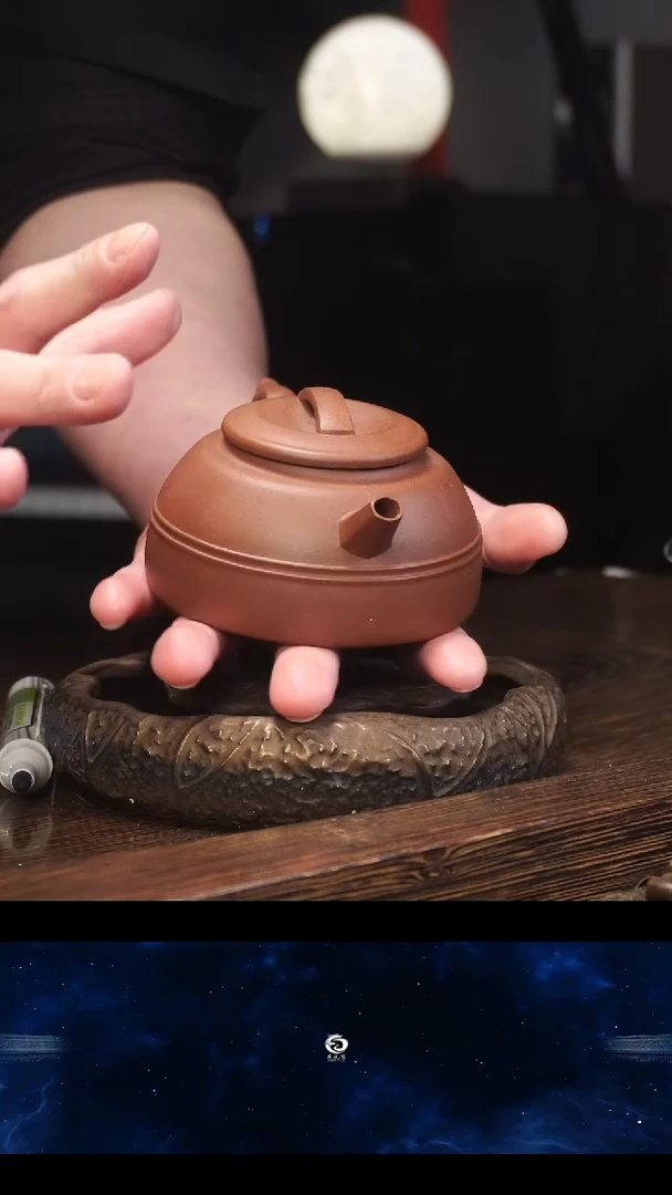 【闪购商品】紫砂茶壶紫泥 双线 紫砂壶 CK