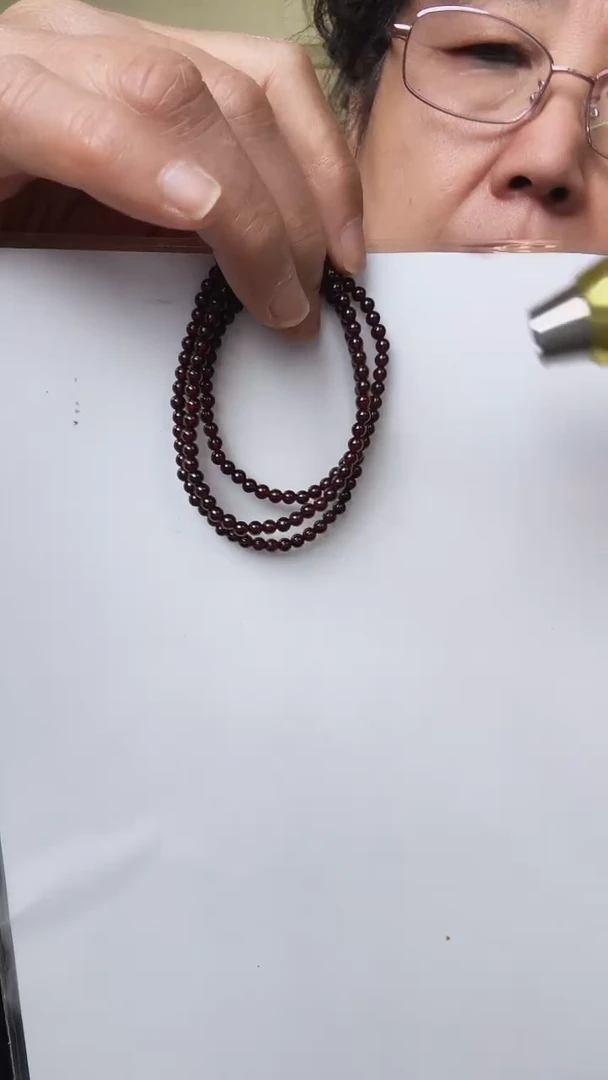 未镶嵌手串石榴石4mm