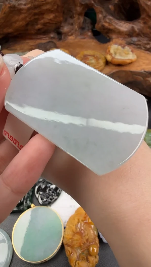 吊坠(不含链)未镶嵌翡翠我**啊翡翠饰品-312