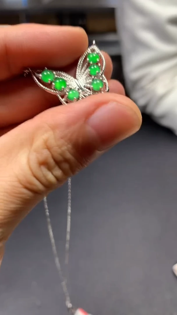【闪购商品】翡翠项链未镶嵌0179398874/多样性发一