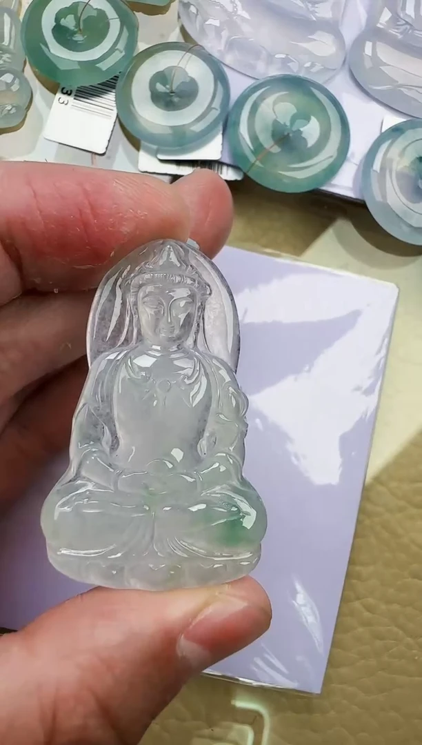 颈饰未镶嵌翡翠缅甸翡翠a货