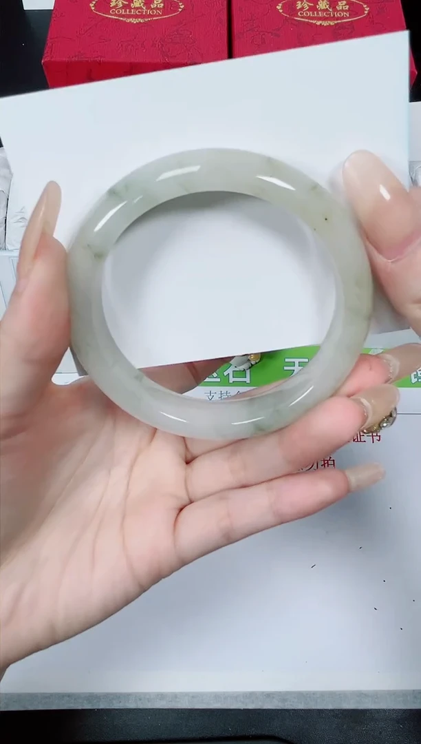 【闪购商品】石英质玉手镯未镶嵌K278-58.0