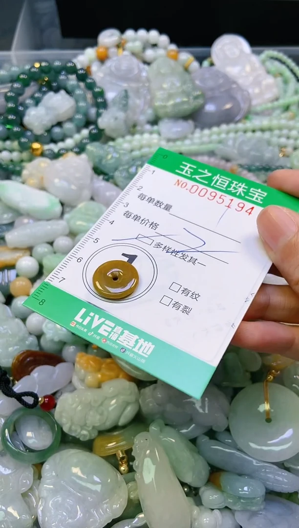 翡翠未镶嵌颈饰闪购0095194多样性发其一