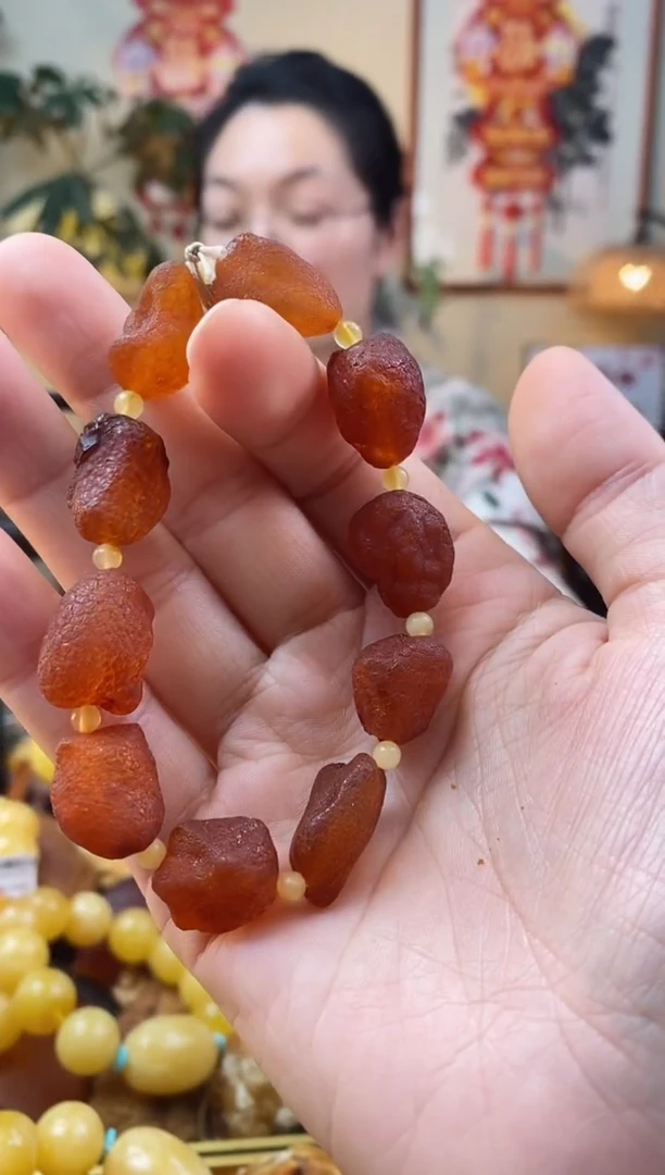 【闪购商品】琥珀手串未镶嵌手串