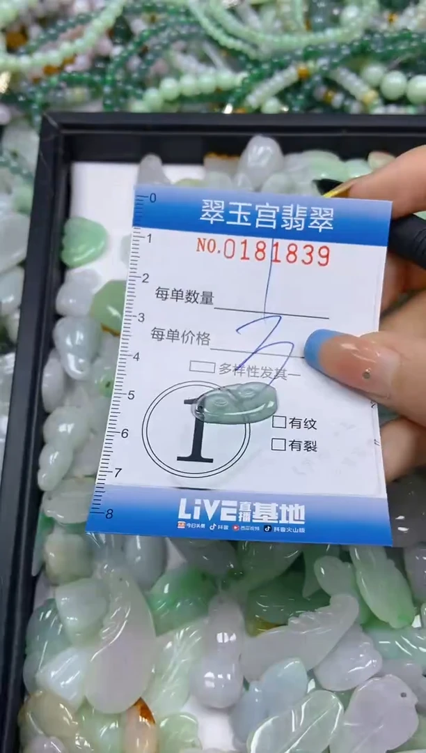 翡翠未镶嵌颈饰闪购0181839