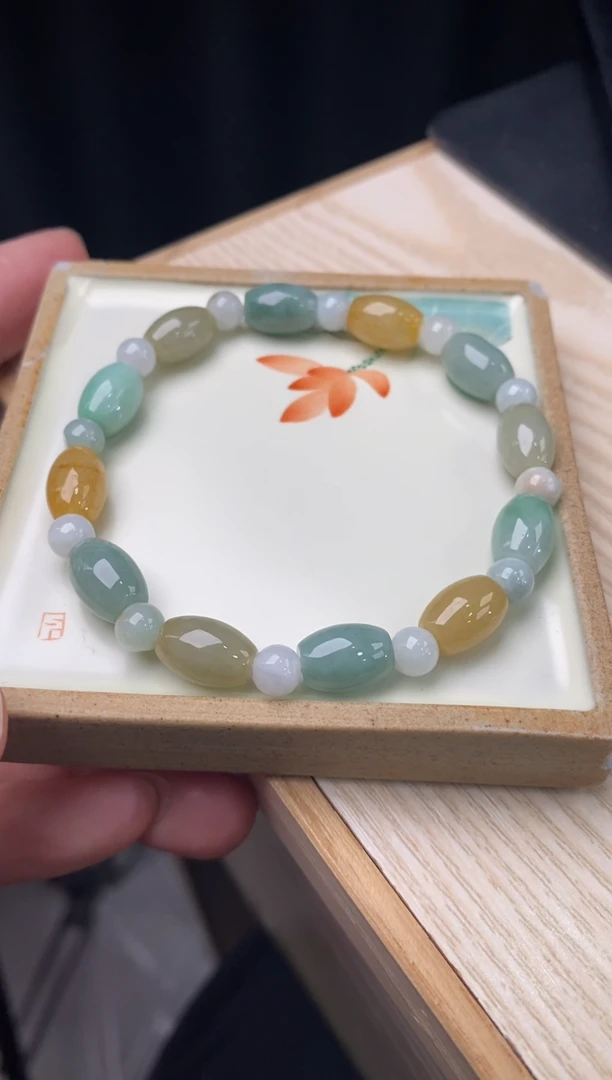 【闪购商品】翡翠手链未镶嵌手串107