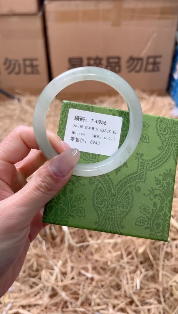 未镶嵌手镯石英质玉T-0956