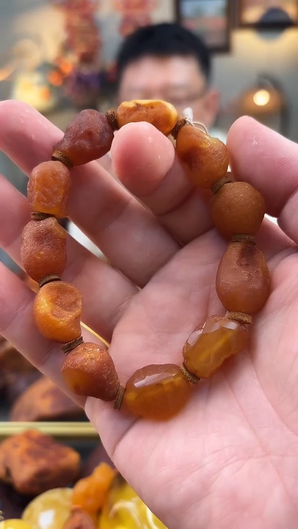 未镶嵌琥珀手串手串