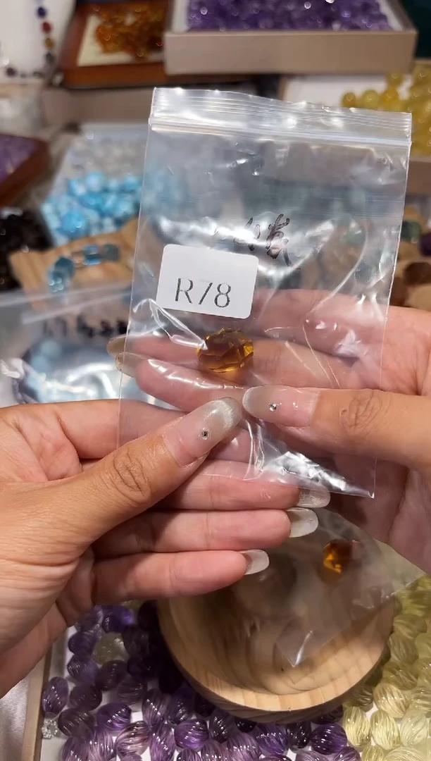 水晶手串未镶嵌塑**人R78爆力黄随行拍3