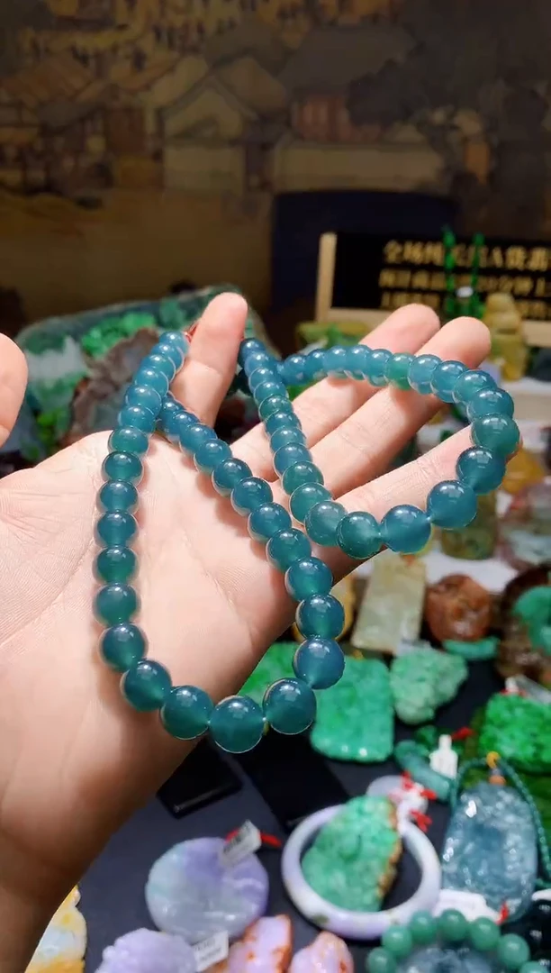 颈饰未镶嵌翡翠天然A货翡翠