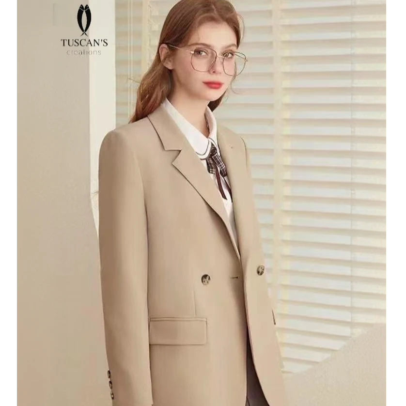 【时代双鱼】休闲西装外套女2401-1