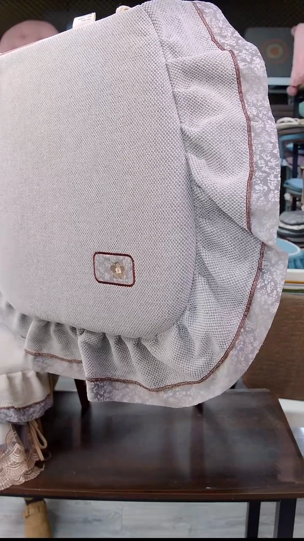 布雪尼尔宽边淡轻：灰色6个