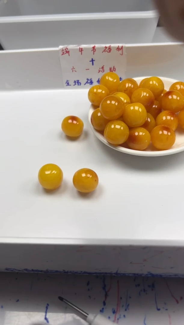 未镶嵌颈饰蜜蜡w1539鸡油黄蜜蜡桶珠20mm*1