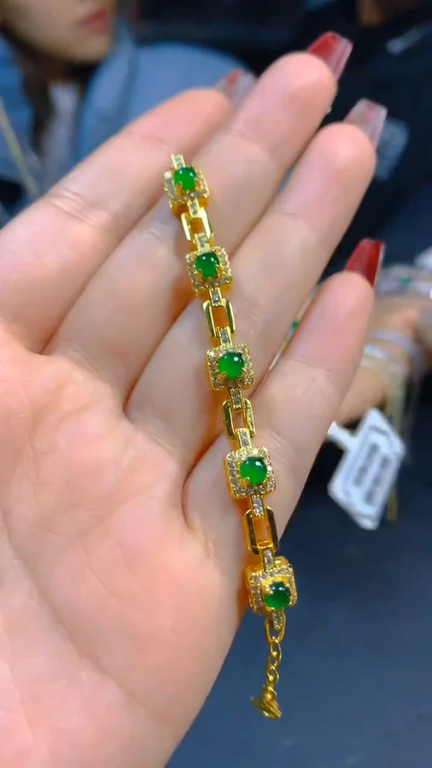 【闪购商品】翡翠手链未镶嵌0531704027多样性发一